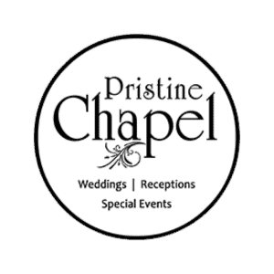 Pristine Chapel logo representing a PixSpin360 wedding venue partnership.