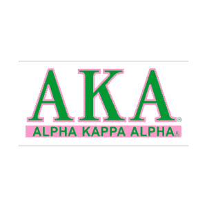 Alpha Kappa Alpha sorority logo representing a PixSpin360 event.