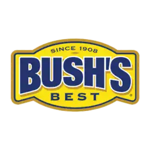 Bush's logo representing a PixSpin360 branded event experience.