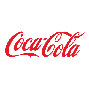 Coca-Cola logo featuring PixSpin360 photo booth activations and corporate events.