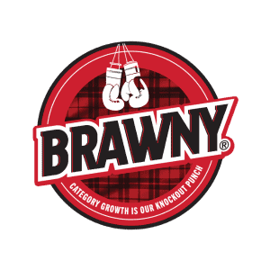 Brawny logo featuring PixSpin360 branded photo booth experiences.
