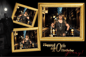 3 Pose 4x6 Photo Booth Print from PixSpin360 Atlanta